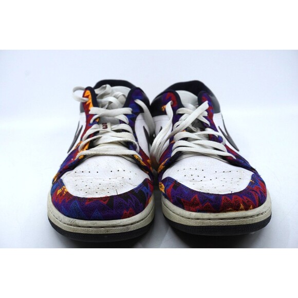 Nike Jordan 1 Low “Nothing But Net” Men Size 13 Obsidian CZ8659-100 - Picture 3 of 7